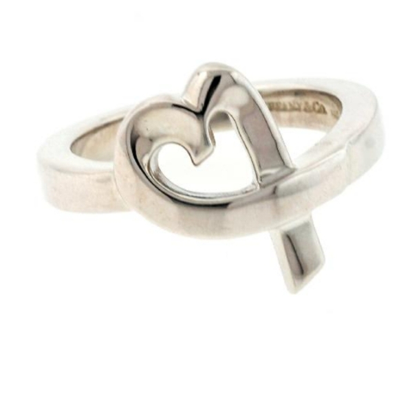 Tiffany & Co. Paloma Picasso Loving Heart Ring, 925, size 4.5 - Picture 4 of 9